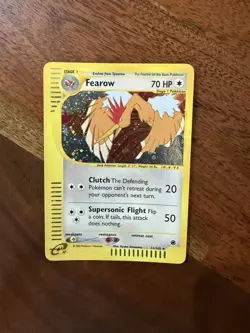 Pokemon TCG Expedition Fearow Card 11/165 Holo Rare HP - Image 1