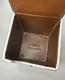 Handmade Leather Deck Box For Magic The Gathering - Fits 100 Sleeved Cards - Image 3