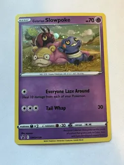 Galarian Slowpoke SWSH126 Holo Promo Card Sword & Shield Cosmos - Image 1