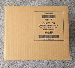 Magic The Gathering Final Fantasy Box of Commander (4) Decks -New Sealed - Image 1