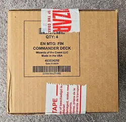 Magic The Gathering Final Fantasy Box of Commander (4) Decks -New Sealed - Image 2