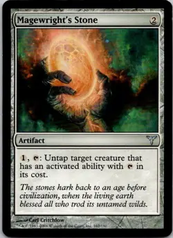 MTG Magic The Gathering Magewright's Stone Dissension Played See Scan A - Image 1