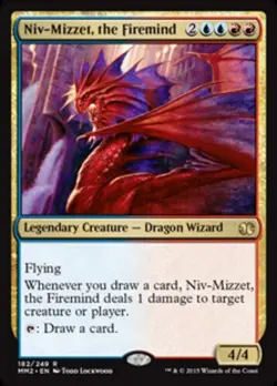 Mint/Near-Mint, English - 1 x MTG Niv-Mizzet, the Firemind - Foil Modern Masters - Image 1