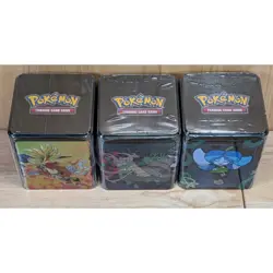 Pokemon TCG Stacking Tin Set 2025 Gouging Fire Walking Wake Iron Leaves Sealed - Image 2