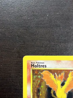1999 Pokemon Fossil Moltres Holo 12/62 Free Shipping - Image 2