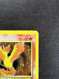 1999 Pokemon Fossil Moltres Holo 12/62 Free Shipping - Image 5