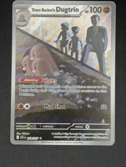Team Rockets Dugtrio 239/217 - Ascended Heroes - Illustration Rare Pokemon TCG - Image 1
