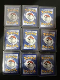 Pokemon Full Set of 9 First Partner Series 1 Illustration Collection English NM - Image 2