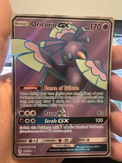 Oricorio GX 217/236 Rare Ultra Cosmic Eclipse Pokemon Holo Near Mint - Image 1