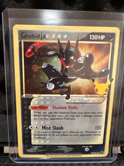 Pokemon TCG - Greninja Gold Star Holo Promo SWSH144 - CELEBRATIONS - NEAR MINT - Image 1