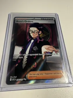 Pokemon Boss's Orders Ascended Heroes 256/217 Rare Holo Full Art Trainer - Image 1