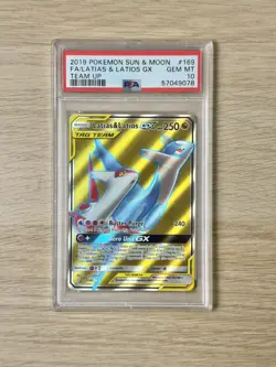 LATIAS & LATIOS GX #169/181 | 2019 POKEMON SUN & MOON TEAM UP | PSA 10 - Image 1
