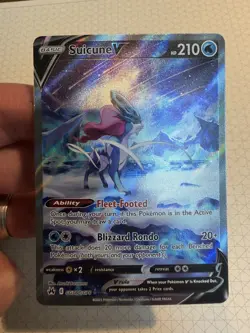 Pokemon Suicune V GG38/GG70 Crown Zenith: Galarian Gallery Holo - Image 1