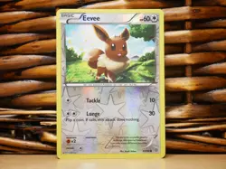 Pokemon EEVEE 63/98 REVERSE HOLO | LP Light Play | XY Ancient Origins | 2015 - Image 1