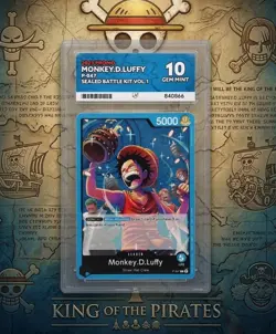Luffy P-047 - SEALED BATTLE KIT VOL.1 - PROMO - ACE 10 ONE PIECE CCG TCG CARD - Image 1