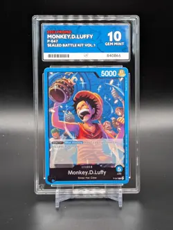 Luffy P-047 - SEALED BATTLE KIT VOL.1 - PROMO - ACE 10 ONE PIECE CCG TCG CARD - Image 2