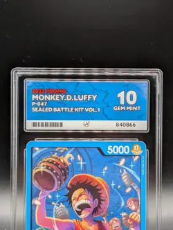 Luffy P-047 - SEALED BATTLE KIT VOL.1 - PROMO - ACE 10 ONE PIECE CCG TCG CARD - Image 3