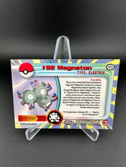 Magneton #82 Holo Topps Chrome Trading Cards Series 2 Pokemon NM - Image 2