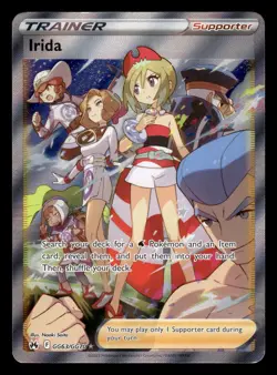 Irida GG63/GG70 Ultra Rare Crown Zenith Pokemon Card - Image 1