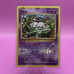 Pokemon TCG Evolutions Mew 53/108 Holo Rare Basic 40 HP Psy Bolt Card - Image 1