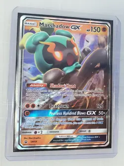 MARSHADOW GX SM59 Promo SUN & MOON Pokemon Card RARE NM - Image 1