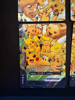 Pikachu V-Union SWSH 139 140 141 142 [Set of 4] Black Star Promo Pokemon Cards! - Image 4