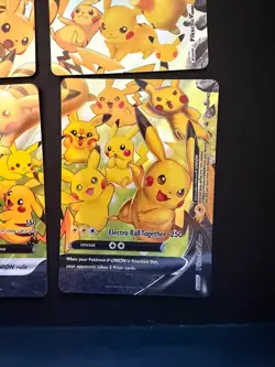 Pikachu V-Union SWSH 139 140 141 142 [Set of 4] Black Star Promo Pokemon Cards! - Image 5