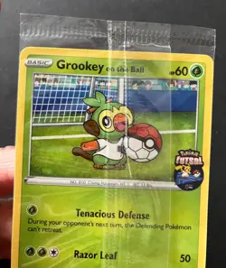 Grookey On The Ball 003/005 Futsal Pokemon Card PROMO UK Exclusive NEW SEALED - Image 3