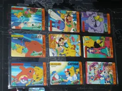 Japanese Pokemon Bandai Carddass Anime Collection Lot Of 38 Cards (1999) - Image 1
