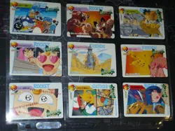 Japanese Pokemon Bandai Carddass Anime Collection Lot Of 38 Cards (1999) - Image 5