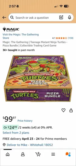 Magic: The Gathering Teenage Mutant Ninja Turtles Pizza Bundle New - Image 5