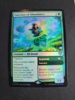 Emeritus of Abundance (Foil) Mythic MTG Secrets of Strixhaven - Image 1