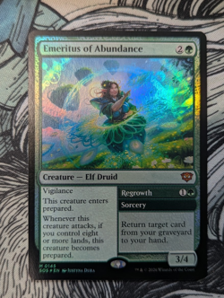 Emeritus of Abundance Secrets of Strixhaven - Near Mint Foil - Image 1