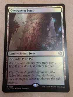 Overgrown Tomb - Foil - Lorwyn Eclipsed - Mtg - Image 1
