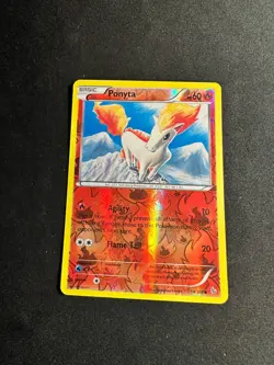 Pokemon TCG Ponyta 14/106 Flashfire Reverse Holo LP - Image 1