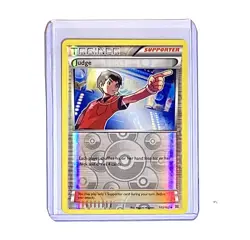 Pokemon 2015 XY; Breakthrough Reverse Holo Trainer - Supporter #143/162 JUDGE - Image 1