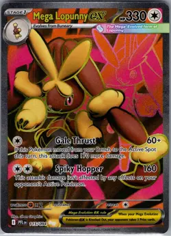 Mega Lopunny ex 115/094 ME02: Phantasmal Flames - Pokemon Card - NM - Image 1