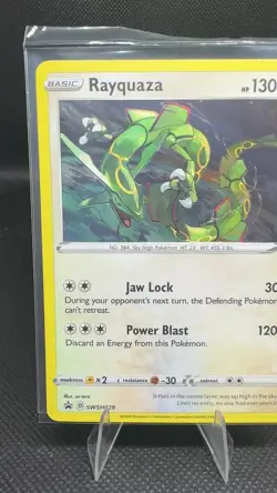 🎴Rayquaza SWSH029 Holo Promo Sword & Shield Promo Pokemon Holo Near Mint🎴 - Image 2