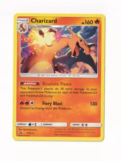 Pokemon Sun & Moon Dragon Majesty #3/70 Charizard - Image 1