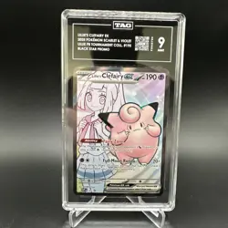 2025 Pokemon SVP EN-SV Black Star Promo Lillie's Clefairy EX #195 TAG 9 - Image 1