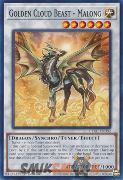 Golden Cloud Beast - Malong CYAC-EN082 1st ED Yu-Gi-Oh! - Image 1