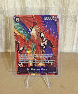 St. Marcus Mars Foil Carrying On His Will Alternate Art OP13-091 One Piece CCG - Image 1