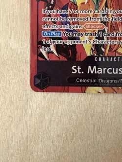 St. Marcus Mars Foil Carrying On His Will Alternate Art OP13-091 One Piece CCG - Image 5