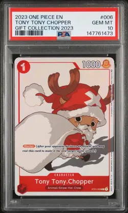 2023 ONE PIECE GIFT COLLECTION 2023 #006 TONY TONY CHOPPER PSA 10 - Image 1