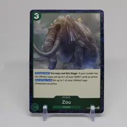 Zou OP08-039 R Foil Rare Two Legends One Piece Card Game - Image 1