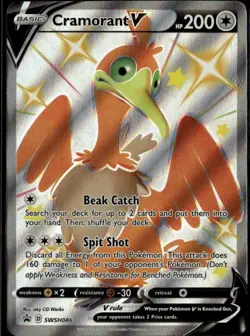 Cramorant V - Promo SWSH: Sword & Shield Promo Cards SWSH086 Colorless Holo Poke - Image 1