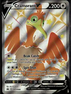 Cramorant V - Promo SWSH: Sword & Shield Promo Cards SWSH086 Colorless Holo Poke - Image 1