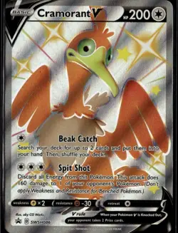 Cramorant V - Promo SWSH: Sword & Shield Promo Cards SWSH086 Colorless Holo Poke - Image 1