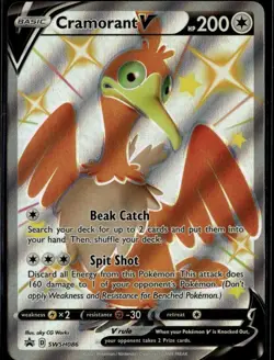 Cramorant V - Promo SWSH: Sword & Shield Promo Cards SWSH086 Colorless Holo Poke - Image 1