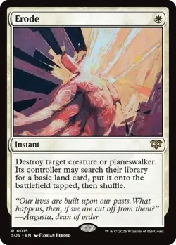 Erode NM Secrets of Strixhaven MTG Magic the Gathering White English Card - Image 1